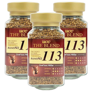 ucc THE BLEND 113精製即溶咖啡, 90g, 1罐, 3罐