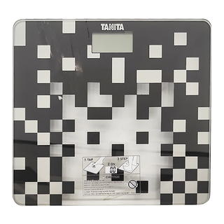 TANITA 塔尼達 HD-378/HD-380/HD-381 體重計, 約1.4~1.7kg, 玻璃, 黑色, 1個