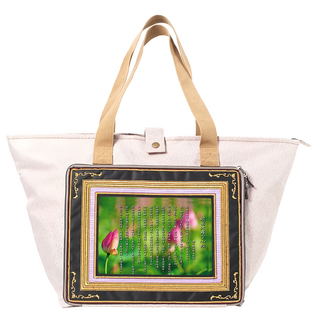 MI MI LEO 般若波羅蜜多心經相框包, 蓮花