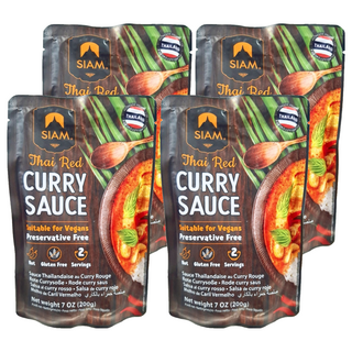 deSIAM 泰式紅咖哩調理醬包, 200g, 4包