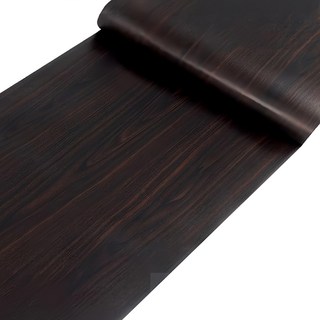 仿真木頭自黏防水壁紙 長度100cm, 300 x 60cm, 黑胡桃