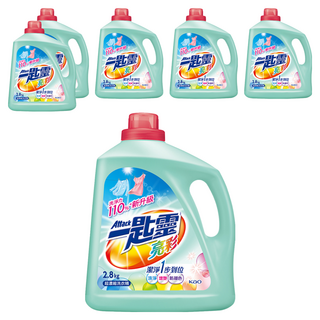 Attack 一匙靈 台灣公司貨 亮彩超濃縮洗衣精, 2.8kg, 6瓶