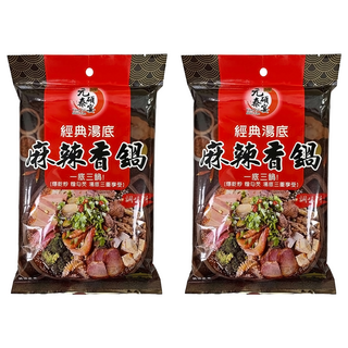 元泰碩宴 經典湯底 麻辣香鍋 一底三鍋 調味醬, 220g, 2袋