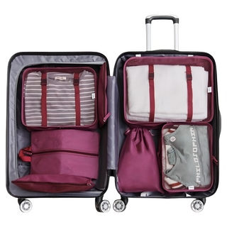 E.City 新款加厚牛津布高質感旅行收納七件組