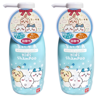 BANDAI 吉伊卡哇 二合一洗髮乳，弱酸性, 300ml, 2瓶