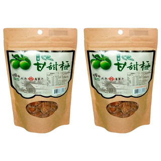 白堊園 茶香甘甜梅, 120g, 2包