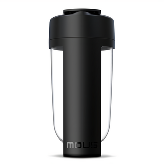 澳洲 MOUS Fitness 運動健身搖搖杯 800ml 黑色, 獨特模組化設計, 不含BPA, 1個