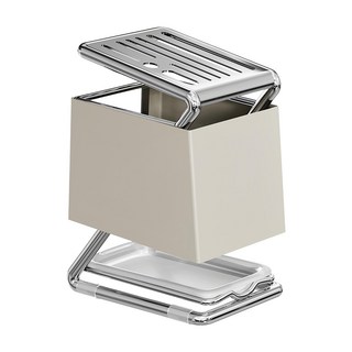 SUNORO 奶油風廚房斜插式刀架 刀具收納架, 奶白色, 1組