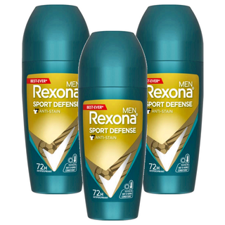 Rexona 蕊娜 男士制汗爽身香體露 運動乾爽, 45ml, 3瓶
