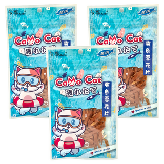 卡默 柴魚雪花片 貓咪零食 柴魚口味 酥脆口感, 柴魚, 30g, 3包