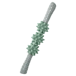 3D立體凸點肌肉按摩滾輪棒 TPR+PP材質, 綠色, 1個