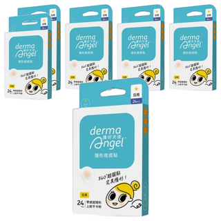 derma Angel 護妍天使 隱形痘痘貼 日用, 24枚, 6盒, 24片