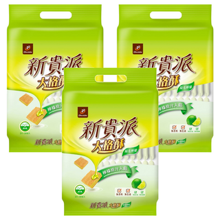 77 新貴派 大格酥量販包, 檸檬原汁入餡，清爽酥脆, 324g, 3袋
