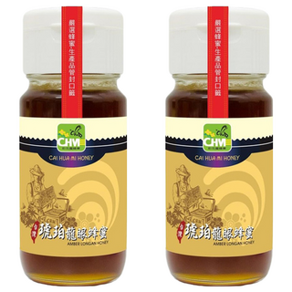 彩花蜜 台灣琥珀龍眼蜂蜜, 無添加認證 SGS檢驗, 700g, 2瓶