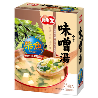 真好家 柴魚味噌湯 30g，日式風味湯品，沖泡方便，美味營養, 1盒