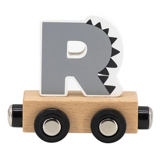 TRYCO 木製字母火車 Set, R, 7.6 x 3 x 6.5cm, 1個