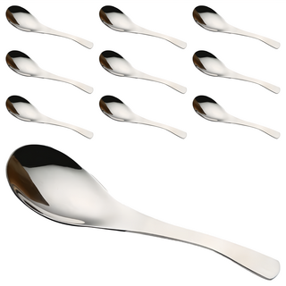 不鏽鋼 G228 小湯匙 大小 16cm長 4.5cm寬, 10支, 1組