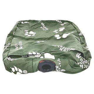 Jack Wolfskin 飛狼 快充休閒枕 100% 聚酯纖維 內容物 PVC充氣枕 尺寸 35x24cm, 綠色, 1個