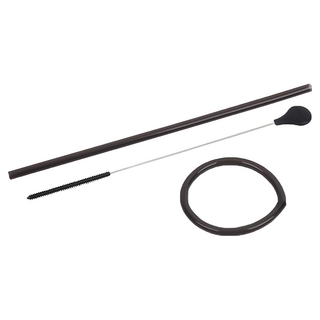 sillymann 100%鉑金矽膠吸管 304不鏽鋼 耐熱-40~250度, 1組, 1組