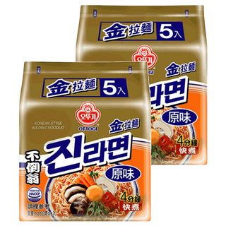 OTTOGI 不倒翁 金拉麵 原味 120g, 10包