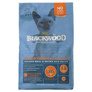 BLACKWOOD 室內貓優活 乾飼料, 雞肉 + 糙米, 6kg, 1袋