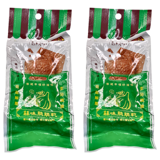 Taiwan dried meat king 軒記 台灣肉乾王 蒜味杏仁脆脆乾, 15g, 2包