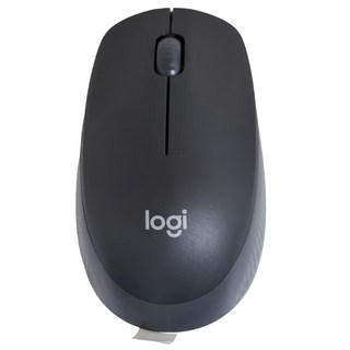 logitech 羅技 全尺寸無線滑鼠, M190, 木炭黑