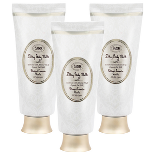 SABON 經典絲綢身體乳液, 200ml, 3條