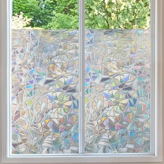 加厚防爆彩虹窗戶膜 節能30% 防水防潮防霉, 100 x 30cm