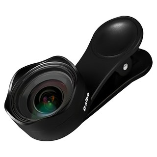 aibo 專業級手機特效0.6X廣角無畸變鏡頭 OO-K36X2, 黑色, 1個