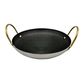 百貨King 不鏽鋼蜂巢小火鍋, 25.5cm, 1個