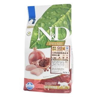 Farmina 法米納 室內/結紮貓適用 GC6低卡 乾飼料, 雞肉 + 石榴, 1.5kg, 1袋