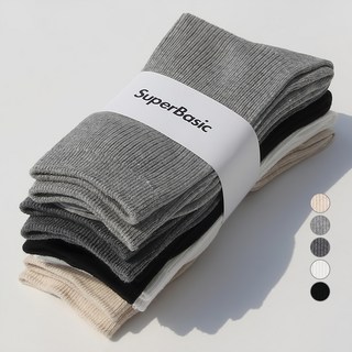 Superbasic 1290 羅紋襪子 5雙套組