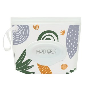 MOTHER-K 頂級乾濕兩用紙巾攜帶包, 小量分裝 便於攜帶 隨時隨地使用, 採用可重複利用材質 環保耐用, 1個, Multi Color, 195 x 150 x 60mm