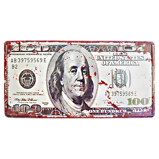 OPUS LOFT 純真年代 仿舊鐵皮車牌 壁飾 壁貼 TP-113, 31 x 15cm