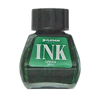PLATINUM 白金牌 鋼筆專用墨水 INK-400, 綠色, 1瓶