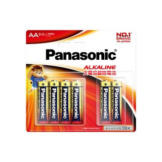 Panasonic 台灣公司貨 大電流鹼性電池 3號, 10顆, 1組