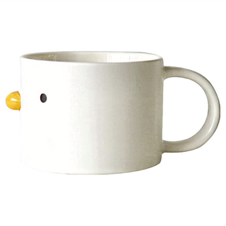 PURROOM 小雞陶瓷咖啡杯系列 半啞光陶瓷外表 手感溫潤, 1個