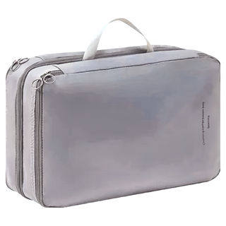 高質感雙層絲柔質感旅行收納袋 仿記憶布材質 乾濕分離