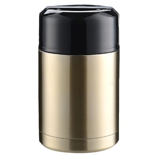 大容量便攜保溫燜燒壺, 金色, 1.2L, 1個
