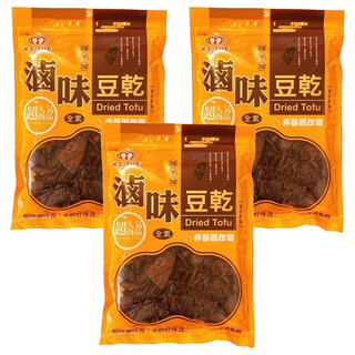 凱岳 頭等艙滷味豆乾, 全素非基因改造, 300g, 3包