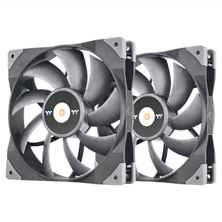 thermaltake 曜越 鋼影 TOUGHFAN 14 高風壓風扇 黑色 電腦散熱風扇, CL-F085-PL14BL-A, 2個