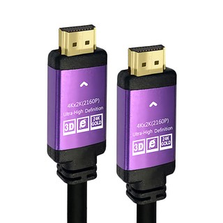 Bravo-U HDMI to HDMI 公對公4K鍍金影音傳輸線 黑 3M, 1條