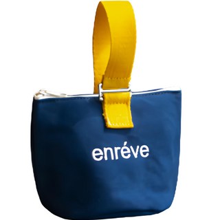 enreve 迷你帆布手拿包, 海軍藍