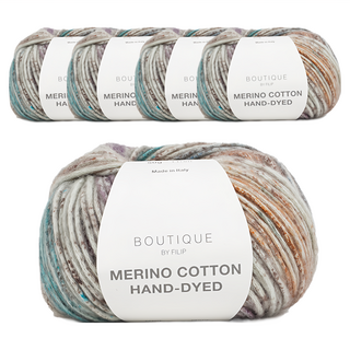 Filip Merino 美麗諾手染毛線 Set 5捲，30%美麗諾羊毛，70%棉, 303 萬聖節