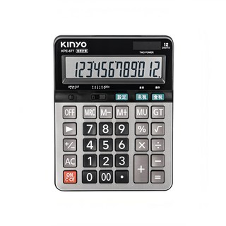 Kinyo 超大稅率計算機, KPE-677, 1個