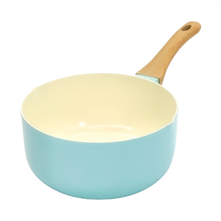 FACKELMANN 法克漫 陶瓷不沾單柄湯鍋 20cm, 璀璨碧藍色, 1個