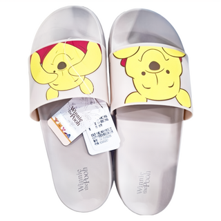 Winnie the Pooh 小熊維尼 迪士尼 DISNEY 室內鞋 - 38 PVC+EVA材質 台灣製造, 奶茶色