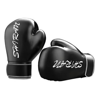 ANTIAN 拳擊訓練手套/散打學習拳套/格鬥自由搏擊男女沙袋拳套, 1雙, 黑色