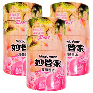 Magic Amah 妙管家 液體香水 - 浪漫玫瑰 持久淡雅芳香, 400ml, 3瓶